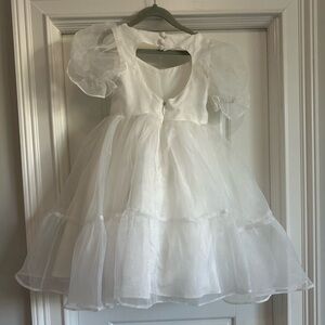 Azazie White Kids Formal Dress